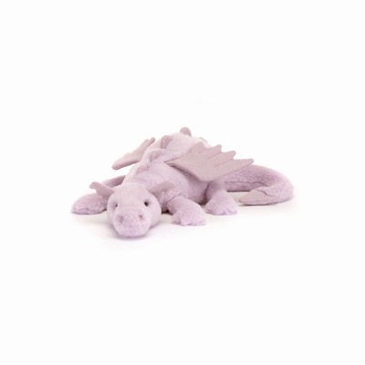 Jellycat Lavender Dragon New Zealand | UGSTX9541